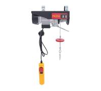 Electric Hoist 125/250kg Electric Cable Winch With Cable Remote Control & 18m Steel Wire Class b Insulated Level Overhead Lifting Machine For Garage Warehouses (250kg Black)