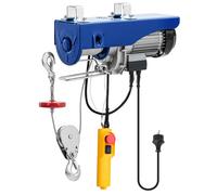 Electric Hoist 1300 W 800 kg 12 m - Electric Cable Hoists by MSW Blue