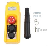 Electric Hoist Switch 220V Heavy Duty Push Button Station with Up Down Stop Controls for Garage Warehouse Hoist