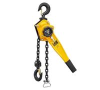 Electric Hoists 0.75/1T Manual Manganese Steel Hook Wire Traction Hoisting Tool Lever Small Hand Chain Hoist 3M Hoist Chain Lift(3M,1000 Kg)