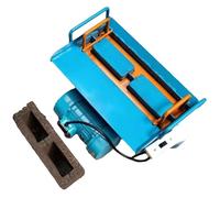 Electric Hollow Brick Making Machine, Cement Block Forming Machine, 45s Fast Forming, 30 Bricks/Hour, Concrete Block Maker, Multiple Molds Optional, for Cement and Concrete Blocks(H4)