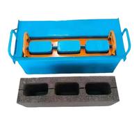 Electric Hollow Brick Making Machine, Fast 45s Forming, 30 Bricks/Hour, Multiple Molds, for Cement and Concrete Block Production