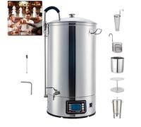 Electric Home Brewing System Integrated Home Beer Mashing and Boiling Equipment Features a Digital Display, Suitable for Both Home and Commercial Use(30L,220V)