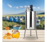 Electric Honey Extractor 140W, 220V 8 Frames Honey Spinner Extractor with Lid, 280rpm Stainless Steel Honeycomb Drum, Beekeeping Extractor Equipment for Efficient Honey Harvesting