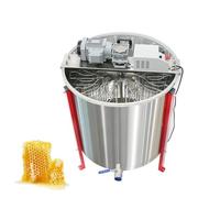 Electric Honey Extractor, 6 Frame Honeycomb Drum Spinner Extractor, Stainless Steel Beekeeping Extraction Honeycomb Spinner Apiary Centrifuge Equipment, Ideal for Harvesting