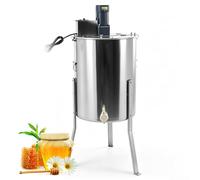 Electric Honey Extractor, 8 Frames Honey Spinner Extractor, 140W Honeycomb Spinner with Lid, Stainless Steel Beekeeping Extraction for Home and Professional Beekeepers to Easily Extract Honey