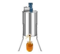 Electric Honey Extractor Stainless Steel, 3 Frames Honey Spinner Extractor