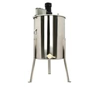 Electric Honey Extractor - Stainless Steel 8 Frames Honey Spinner 140W 220V with Lid for Beekeeping Honeycomb Extraction Equipment