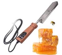 Electric Honey Uncapping Knife, Beekeeping Tools, 50-180℃ Temperature Control Honey Uncapping Hot Knife, with Memory Function Beekeeping Stainless Steel Tools Extractor Equipment Beekeeping Tools