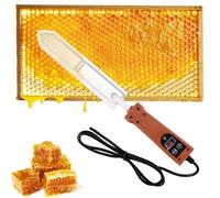 Electric Honey Uncapping Knife, Stainless Steel with Digital Temperature Control (122-356 ℉), Ideal for Beekeeping Wax Extraction Equipment