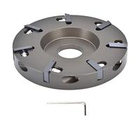 Electric Hoof Trimming Disc Plate, Aluminum Alloy Hoof Cutter Tool for Sheep Cattle Horses, Durable Livestock Hoof Repair Blade with Hex Wrench for Farm Use