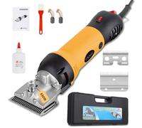 Electric Horse Clipper Livestock Electric Clipper Heavy Duty 690W Professional Sheep Shears Animal Pet Grooming Trimmer for Horse Sheep Alpacas Goats Pet & Livestock Coats Shearing Clippers