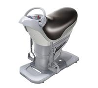 Electric Horse Riding Machine, 200W Indoor 3D Simulation Fitness Equipment - Bluetooth 20 Speeds, Calorie Monitoring Capacity 330lbs Waist/Legs Workout.