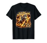 Electric Horsemen Western Rock Country Rodeo Night Rider T-Shirt