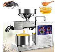 Electric Hot and Cold Oil Press Machine with Adjustable Temperature for Home and Commercial Use