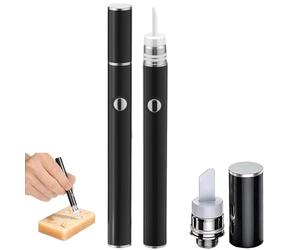 Electric Hot Knife Dab Tool, Portable Ceramic Heated Cutting Pen with 1 Blades, Multi-Functional Kit for Wax, Soap, Candle, Honey and Plastic