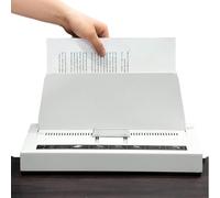 Electric Hot Melt Binding Machine, A4 Thermal Binding, Max Binding Thickness 50mm, Adjustable Binding Time 90S/150S/210S for Photo Albums, Documents and Reports