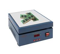 Electric Hot Plate Preheating Station, Digital Microcomputer Heating with LCD Display, Adjustable Temperature for Soldering and PCB Rework