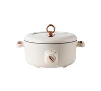 Electric Hot Pot, 3L Portable Cooker for Quick Cooking, Non-Stick Design, 1000W Compact for Dorms, Offices, Apartments, Small Kitchens
