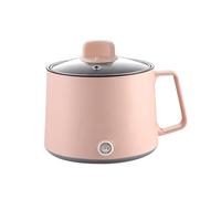 Electric Hot Pot, Mini Multi-Function Rice Cooker, 1.5L/1.7L Rapid Noodles Cooker, Mini Stock Pot Non-Stick for Soup, Ramen, Pasta, Egg, Dumplings, with Over-Heating Boil Dry Protection(1.5l Green)