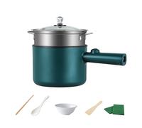 Electric Hot Pot, Mini Non-Stick Electric Pan, 1,8L Cooking (Green