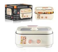 Electric Hot Pot, Multi-Function Griddle & Hot Pot, Nonstick 2.5L, Dual Temperature Control for Steak & Korean BBQ, Ideal for Dorms & Family Gatherings