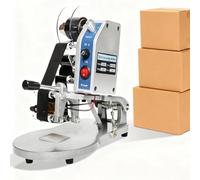 Electric Hot Stamp Printer, 5 Levels Temp Control, Max 35mm, Ribbon Coding Machine for Date Printing on Flexible Packaging