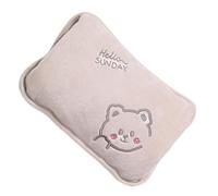 Electric Hot Water Bag, Hot Water Bottle with Soft Cover, Rechargeable Leak-Proof Hand Warmer for Outdoor Home School Indoor
