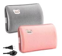 Electric Hot Water Bag - Rechargeable Hand Warmer, Soft Plush Blanket, Thermal Compress for Neck, Shoulder, Waist, Abdomen, Anti-Drip Design, Winter Comfort | Fabric