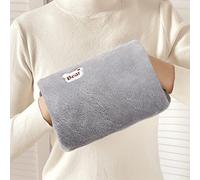 Electric Hot Water Bottle, Portable Hot Water Bottle with Glove Bag, Auto-Shut Off Function,Energy Saving,Only Add Water Once,Soft,Warmer for Hands,Neck,Foot,Tummy