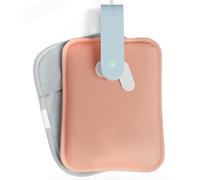 Electric Hot Water Bottle with Dual Insulation Silicon Technology, 6 Layer Protection, Pearl Pink