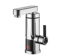 Electric Hot Water Taps, 3sec Instant Hot, 3300W, Cold and Hot Water Tap with LCD Temperature Display, for Kitchen,Bathroom,washroom.