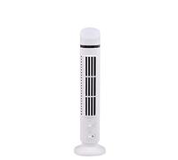 Electric Household Bladeless Tower Coolings Fan Portable USB Charging Mini Vertical Conditioner Stand Up Tower Fan For Office Bedroom Home Indoor Desktop Office Home Office Bedroom (White, One Size)