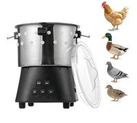 Electric Household Feather Remover, Small Stainless Steel Feather Remover, Automatic Poultry Feather Removal Tool, Suitable for Chickens, Ducks, Geese, Birds, and Turkeys.