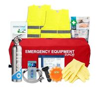 Electric & Hybrid Car Safety Pack Including Electrical Insulation Gloves And Lithium Ion Battery Fire Extinguisher For All EVs