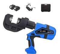 Electric Hydraulic Cable Crimper, Rechargeable Battery Powered with 2pcs 5.0ah Batteries, 16-300/16-400mm² Industrial Grade Crimping Tool