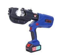 Electric Hydraulic Cable Crimper Tool, Battery Powered with 2pcs 5.0Ah Batteries, 10-300/10-400mm² Industrial Grade Crimping Machine