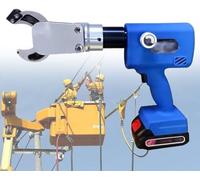 Electric Hydraulic Cable Cutter, 80KN Portable Cutting Tool for Electric Work and Construction, Hydraulic Wire Cutter Kit