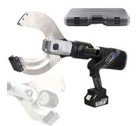 Electric Hydraulic Crimper Tool for Cables and Wires, 85/105/120mm Opening Size, 6/18/20T Output, Includes 2X 18V 4.0Ah Batteries, Ideal for Mining, Railways, Highways, Pipelines