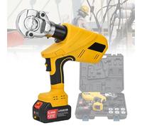 Electric Hydraulic Crimping Pliers Kit - 60KN 120KN Crimping Tool with Molds & 2 Batteries for Fast Crimping of Copper Aluminum Terminals in 5-8 Seconds
