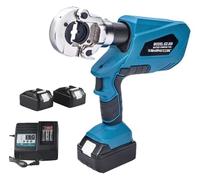 Electric Hydraulic Crimping Pliers, Rechargeable Battery Cable Crimper Tool for Professional Use, EZ-300 Model, High Power Hydraulic Crimping Solution