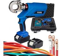 Electric Hydraulic Crimping Pliers with Continuous Crimping Industrial Electric Hydraulic Cable Lug Crimper with Reset Button for Copper & Aluminum 300mm2