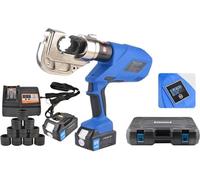Electric Hydraulic Crimping Tool, Cordless Cable Crimper for 16-300mm², Battery Operated Crimping Plier for Efficient Wire Connections
