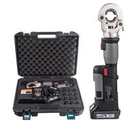 Electric Hydraulic Crimping Tool for 16-300mm² Al Copper Cable with Battery Powered Cutting Function and 1.5Ah Battery