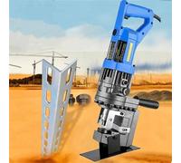 Electric Hydraulic Hole Punching Tool, 1800W High Power, Quick 2-3s Hole Digging, Complete Standard Molds Included, Ideal for Angle Steel Fabrication