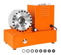 Electric Hydraulic Hose Crimping Tool，Hydraulic Hose Crimping Tool (With 8 Dies) Suitable for Crimping Hydraulic Lines, Fuel Lines, and Hydraulic Lines With Various Braided Hose Diameters