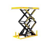 Electric Hydraulic Lift Table 1000 kg Capacity Compact & Easy Workbench Platform Heavy-Duty Elevating Lift for Cargo Handling and Material Transport