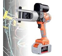 Electric Hydraulic Pipe Crimping Tool, Rechargeable Hydraulic Crimping Pliers for Wire and Terminal Crimping, Suitable for Copper and Aluminum Terminals