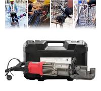 Electric Hydraulic Portable Rebar Bender Bending Angle 90° 16-25mm | 2 in 1 Electric Rebar Bender Hydraulic Rebar Straightening Machine,Pure Copper Motor,with Portable Storage Box