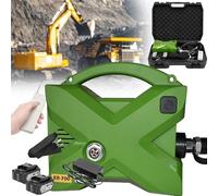 Electric Hydraulic Pump Power Pack, 70Mpa 10152PSI Double Acting, Portable and Efficient with Strap for Heavy-Duty Applications